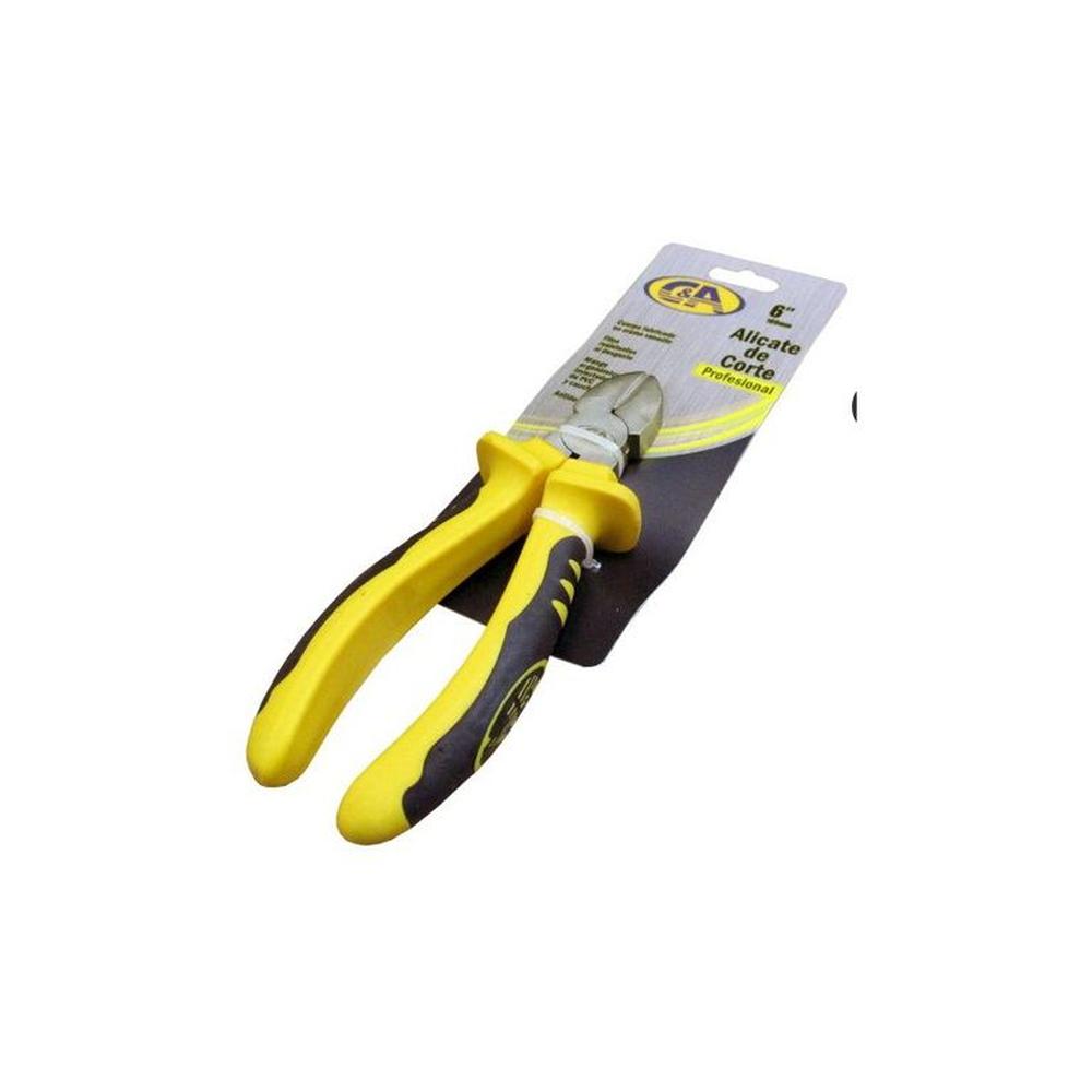 Alicate De Corte 6"" C&A PRO - Negro / amarillo