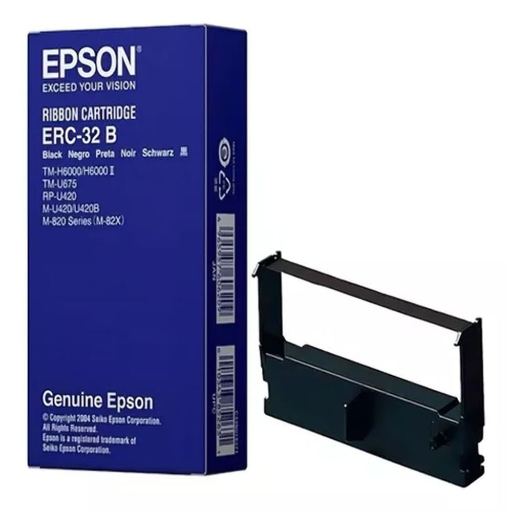 CINTA EPSON ERC-32B de COLOR NEGRO