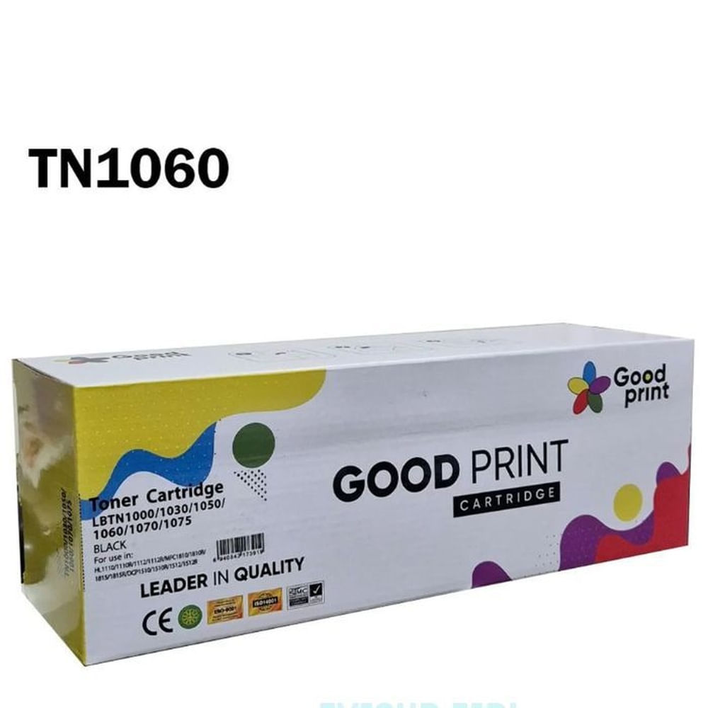 TONER BROTHER TN-1060 NEGRO COMPATIBLE
