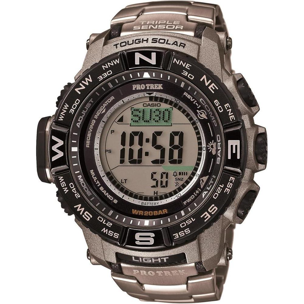 Reloj Casio Pro Trek digital solar con brújula y altímetro