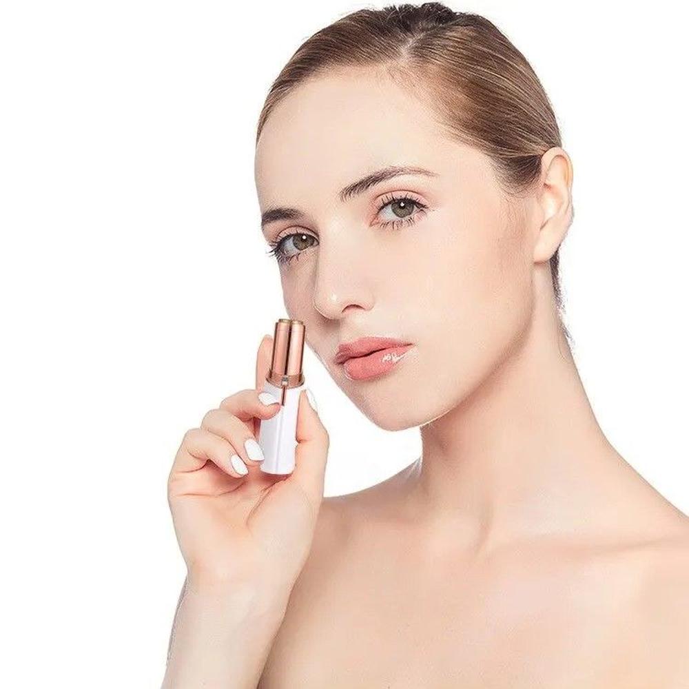 Depiladora Rostro Mujer FlawLbss Flawless Blanco Carga USB Genieka