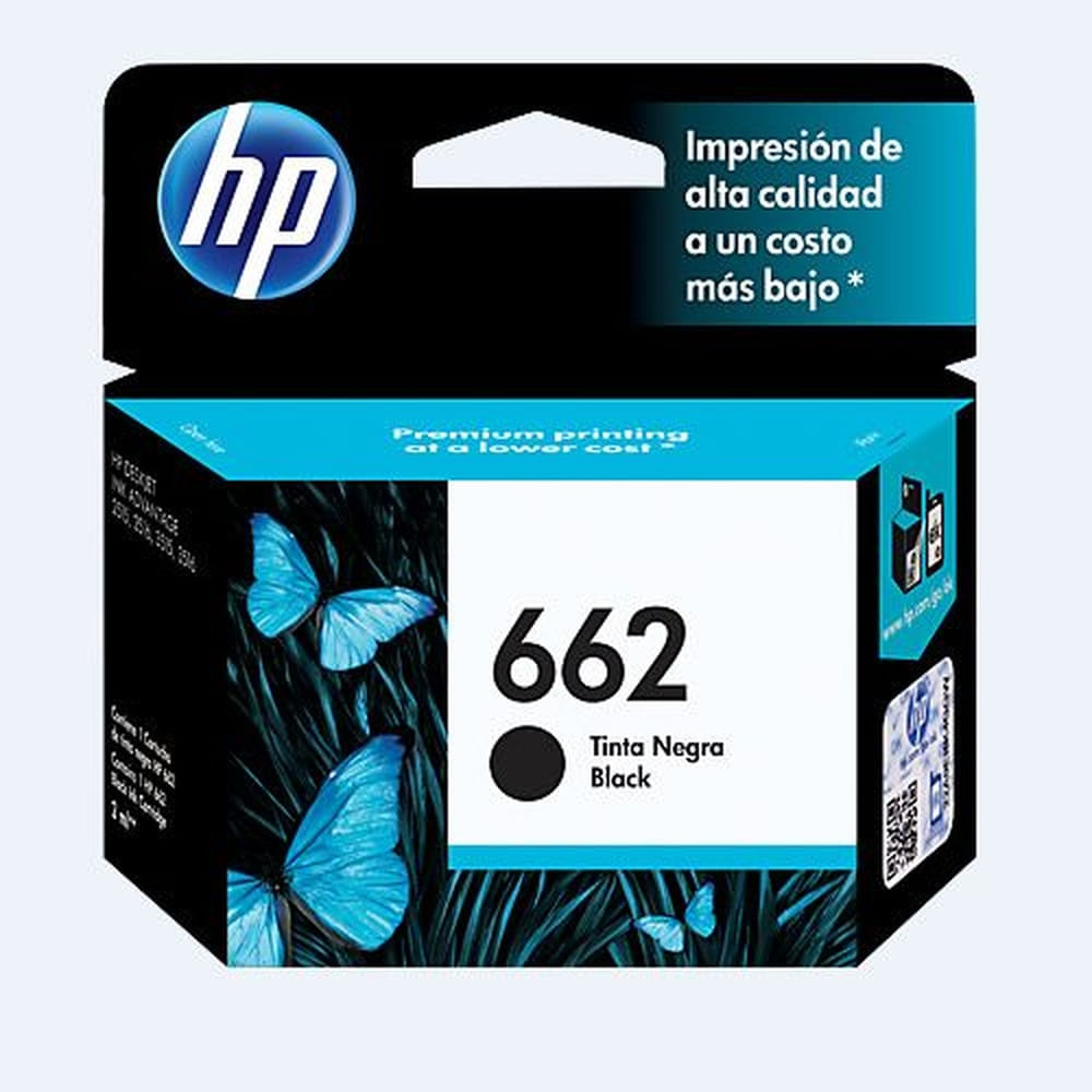 CARTUCHO DE TINTA HP 662 NEGRO ( CZ103AL) 120 PAG
