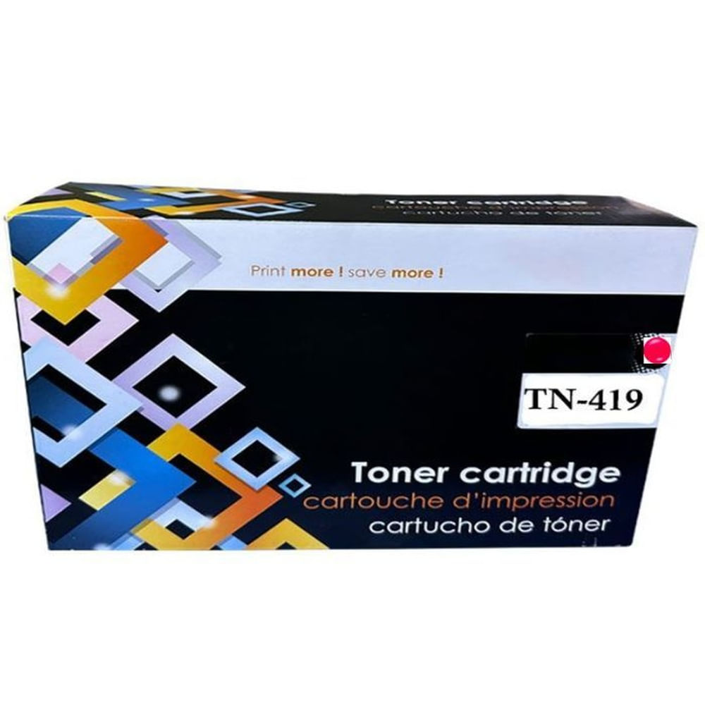 TONER COMPATIBLE TN-419 BROTHER  MAGENTA