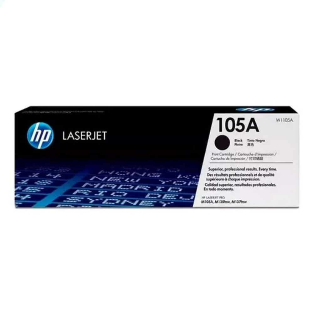 TONER HP 105A W1105A NEGRO LASER 107A 135A