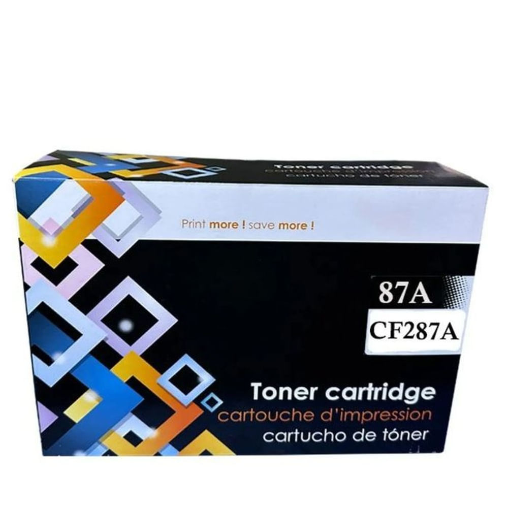 TONER HP 87A NEGRO CF287A COMPATIBLE
