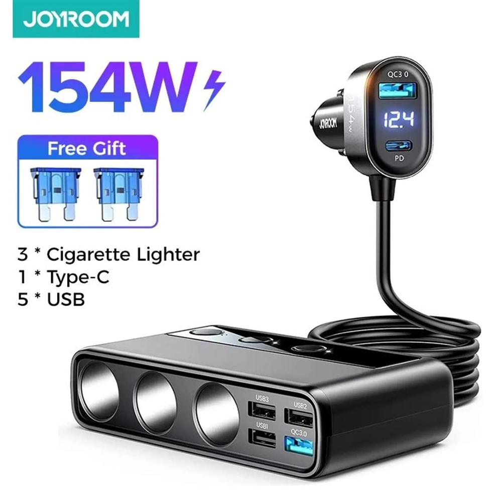 Joyroom Divisor de Cigarrera 3 en 1 De 154W