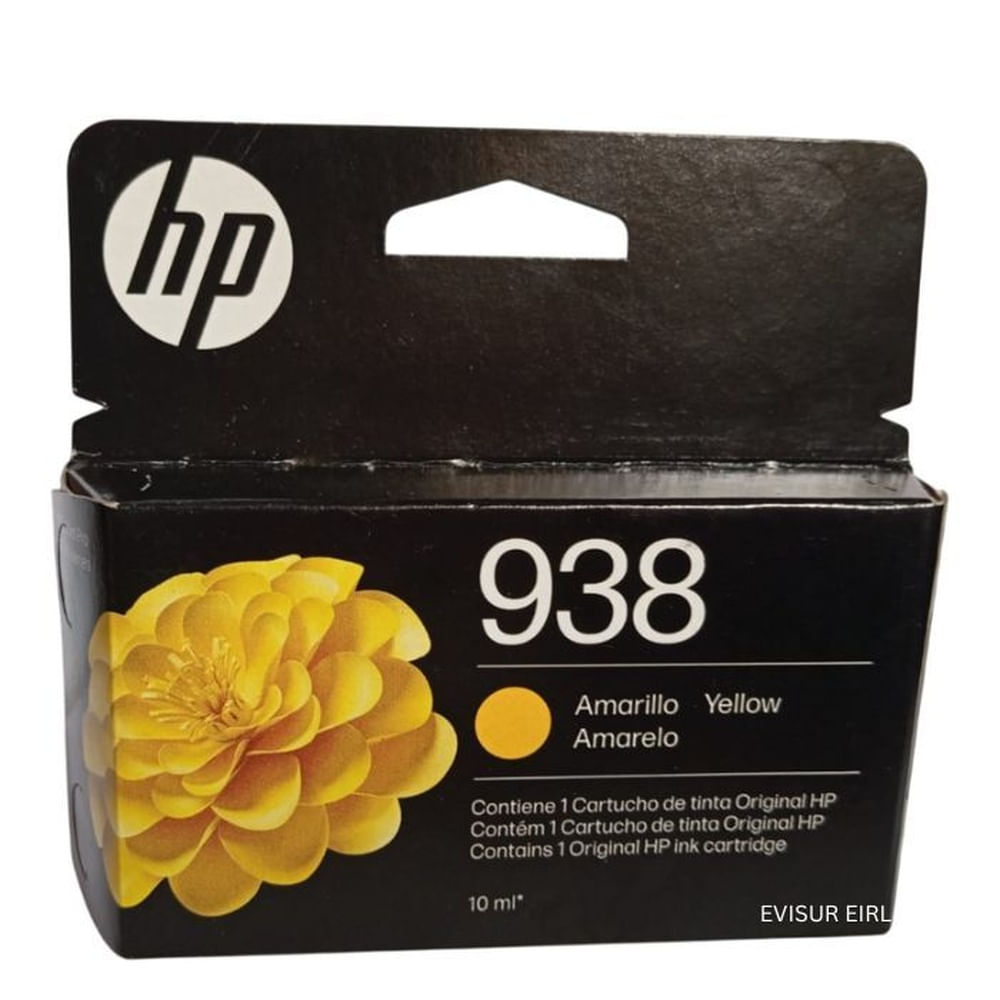 TINTA HP 4S6X7PL (938) YELLOW 800 PGS ORIGINAL