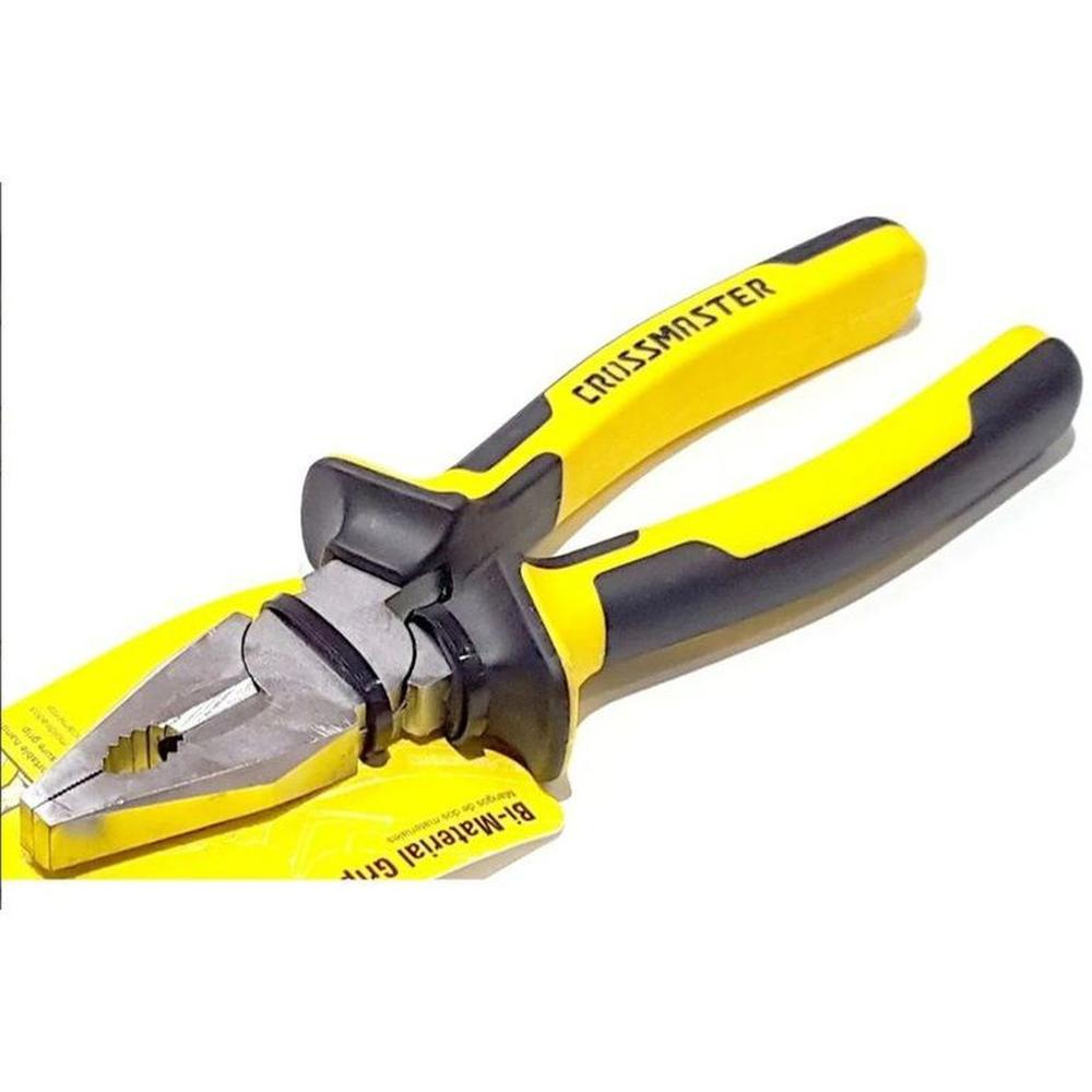 Alicate Universal 8"" Profesional Crossmaster 9970318 - Amarillo