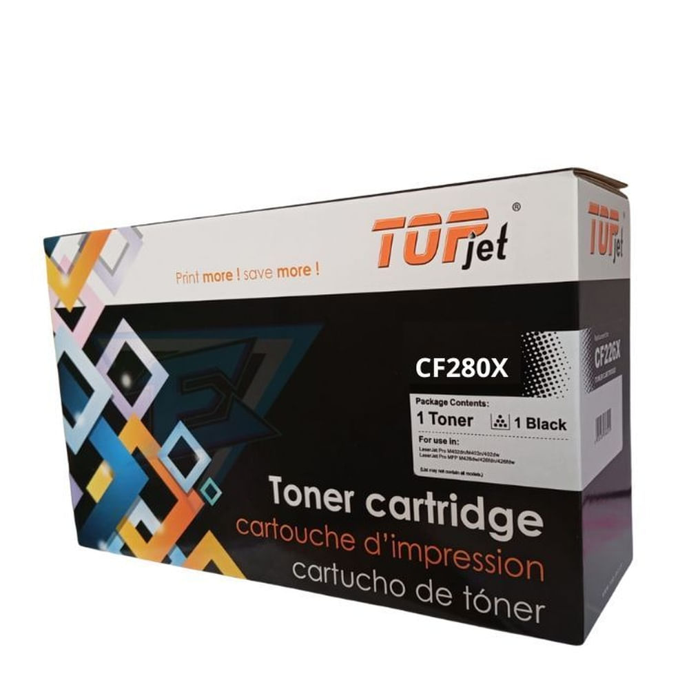 TONER HP CF280X 80X COMPATIBLE NEGRO