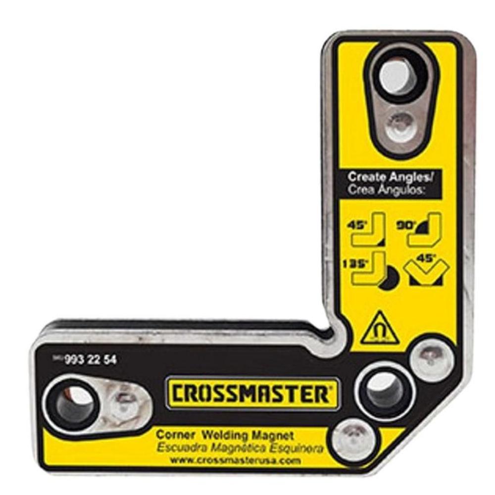 Escuadra Magnética 45° - 90° - 135° Crossmaster 9932254 - Amarilla
