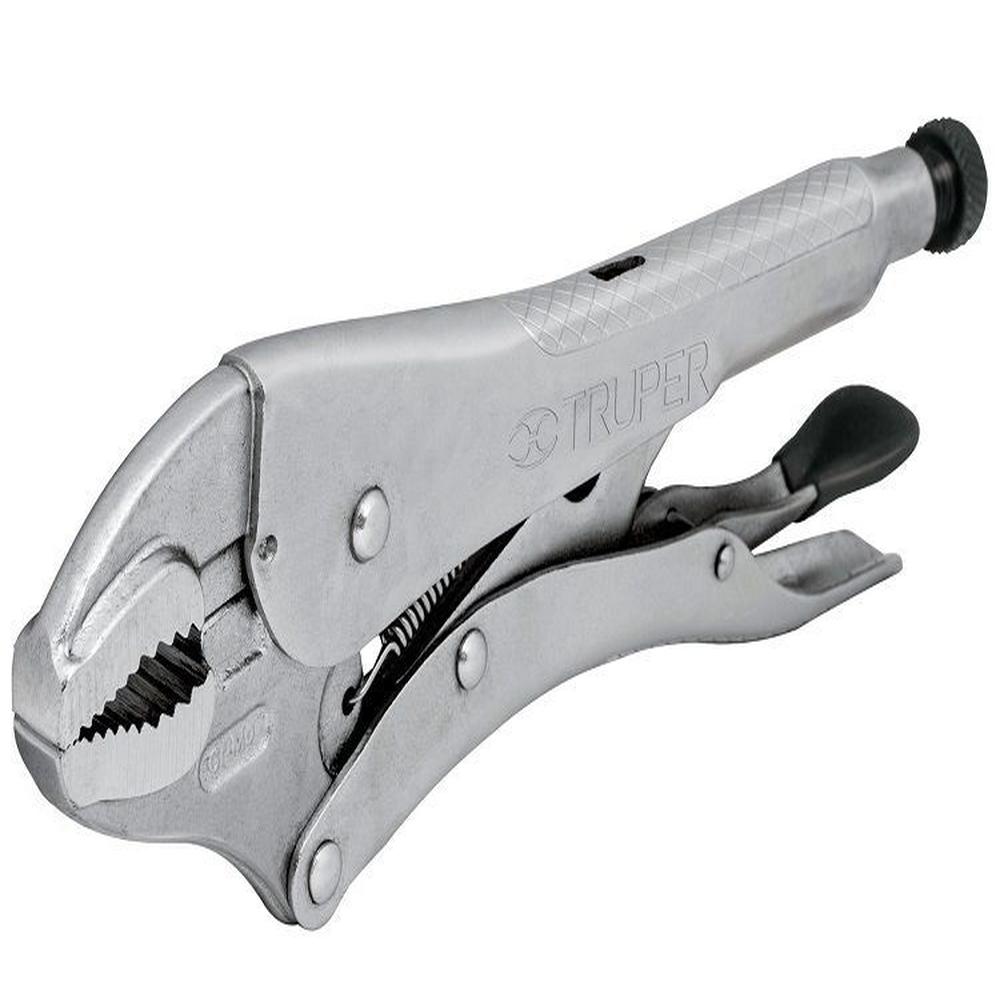 Alicate De Presion Curvo 10"" Truper 17423 - Cromado