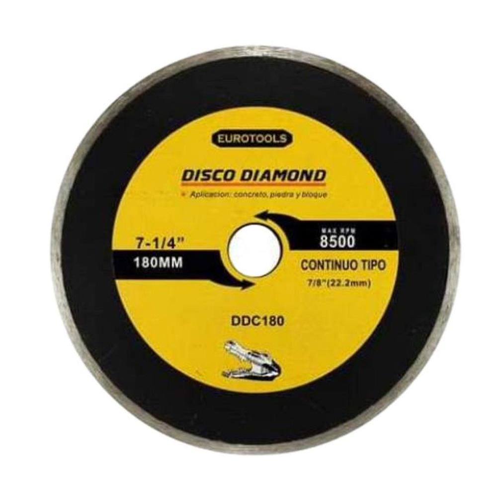 Disco Diamantado Continuo 4"" C&A - Amarillo