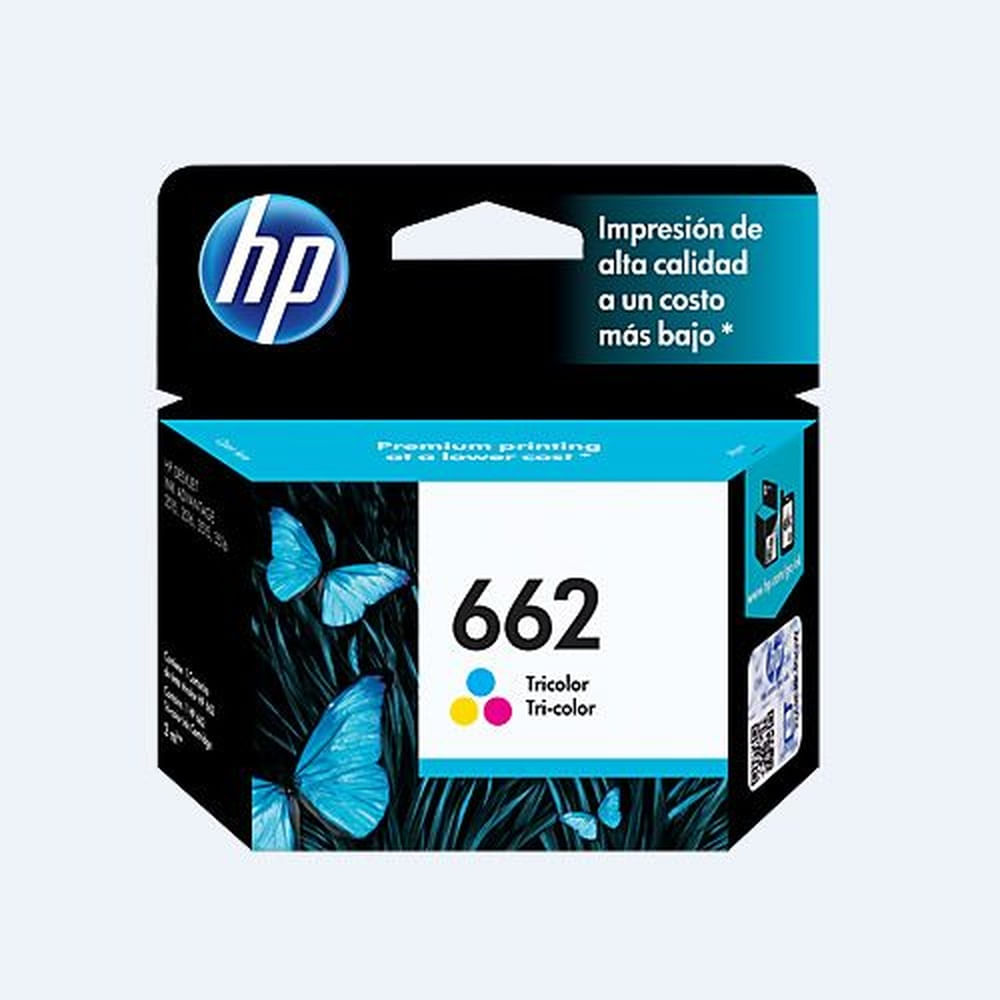 CARTUCHO DE TINTA HP 662 TRICOLOR CZ104AL 100 PAGINAS