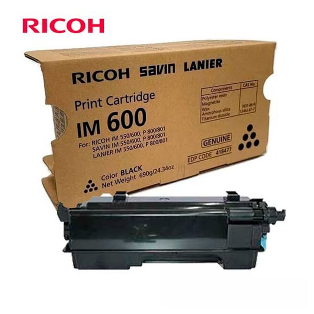 TONER RICOH IM600 IM550 TINTA NEGRO ORIGINAL