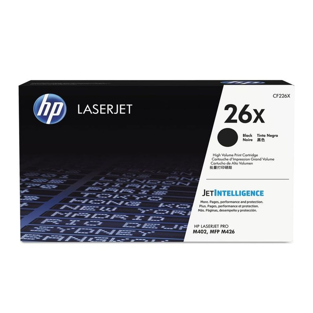 Toner HP 26X CF226X Negro M402/M426 9000 Paginas