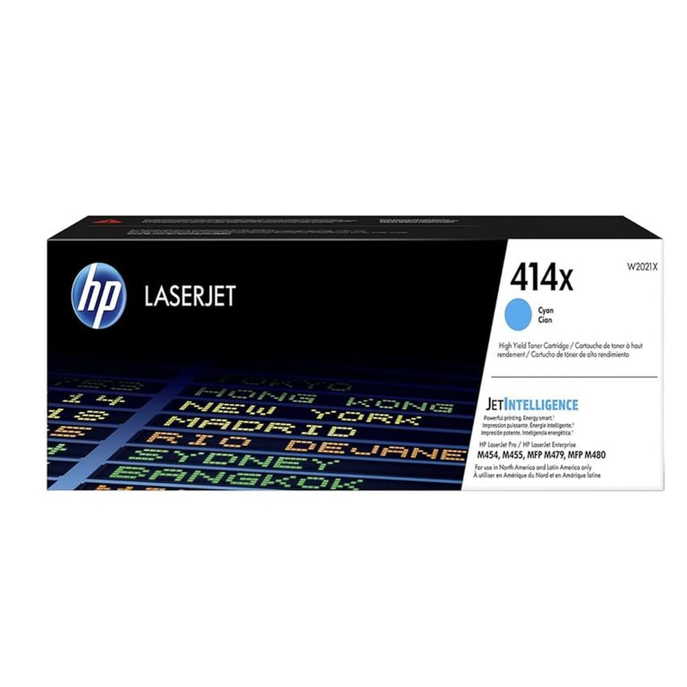 TONER HP 414X W2021X L.J. M454 CYAN 6,000 PGS