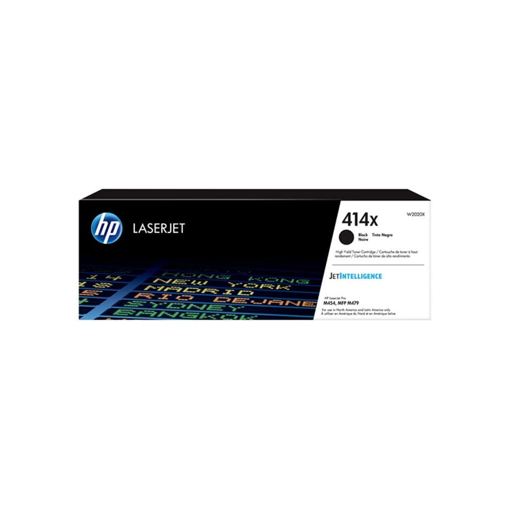 TONER HP 414X NEGRO W2020X L.J. M454 BLACK 7,500 PGS