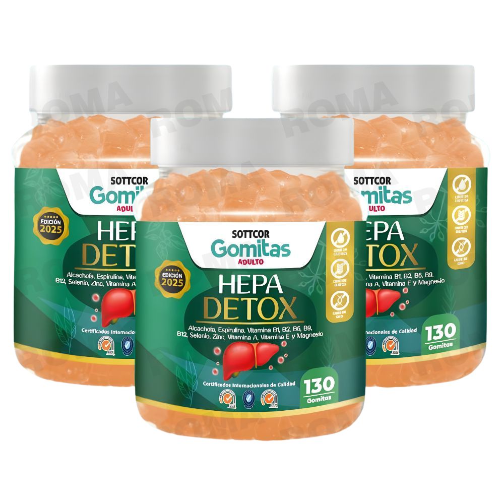 PACK 3 GOMITAS HEPA DETOX 130UND