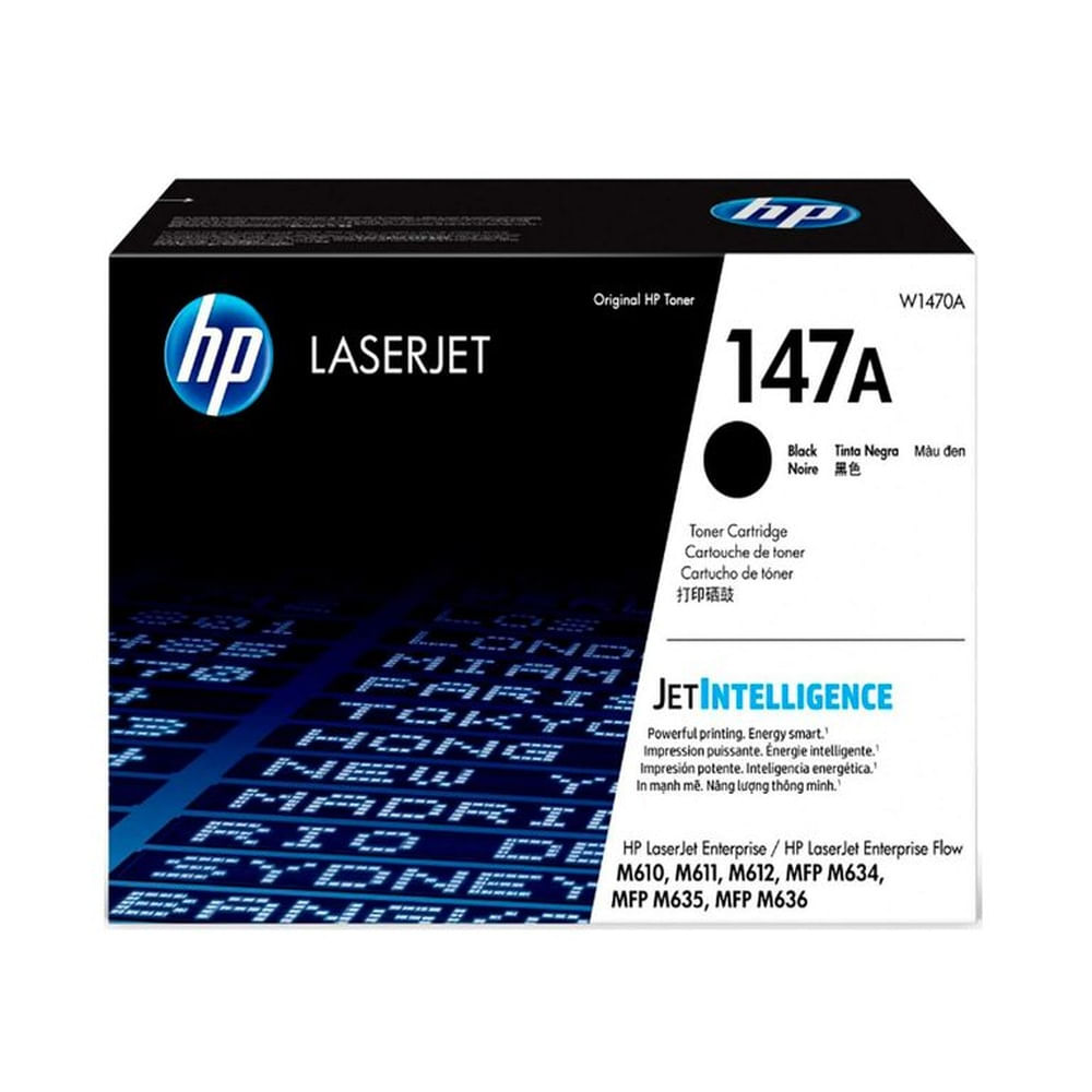TONER HP 147A W1470A L.J 107A BLACK 10.500 PG