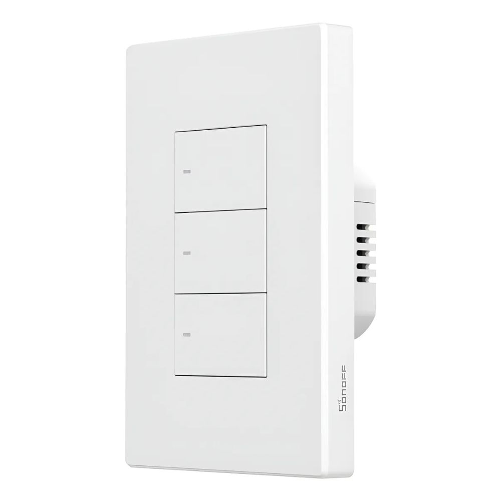 Interruptor Inteligente Sonoff M5 3 Botones  Blanco Wifi Alexa