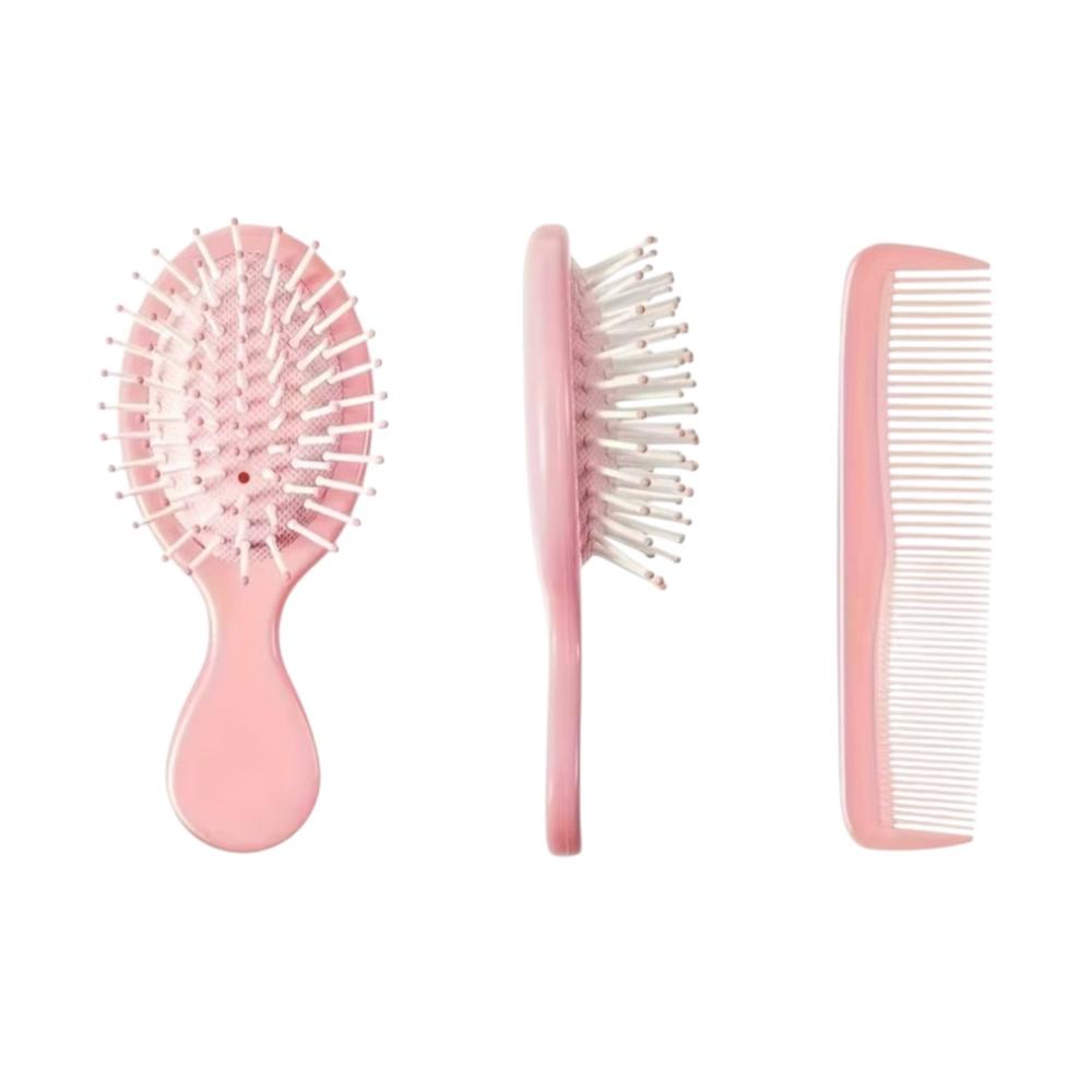 Cepillo Niña más Peine Rosado