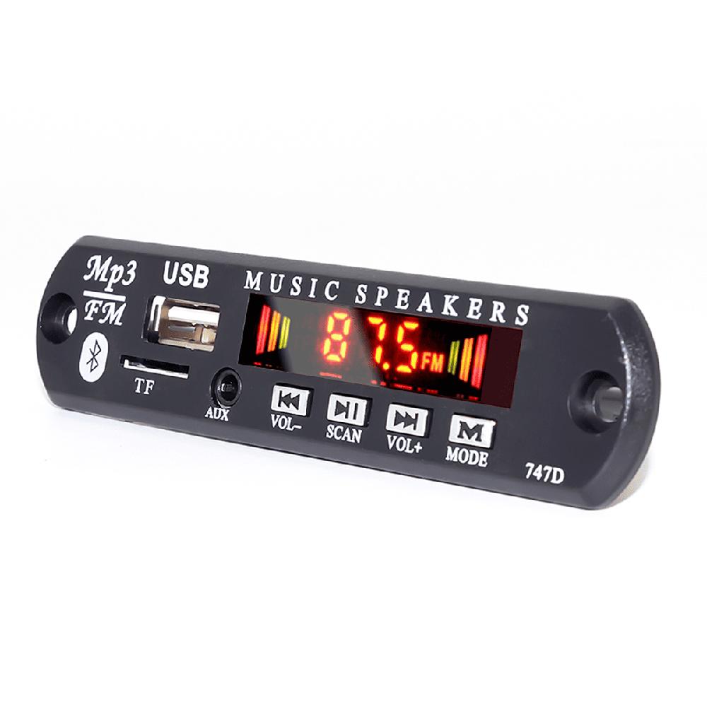 Panel amplificador de sonido 80 Watts Bluetooth MP3 FM y  Auxiliar