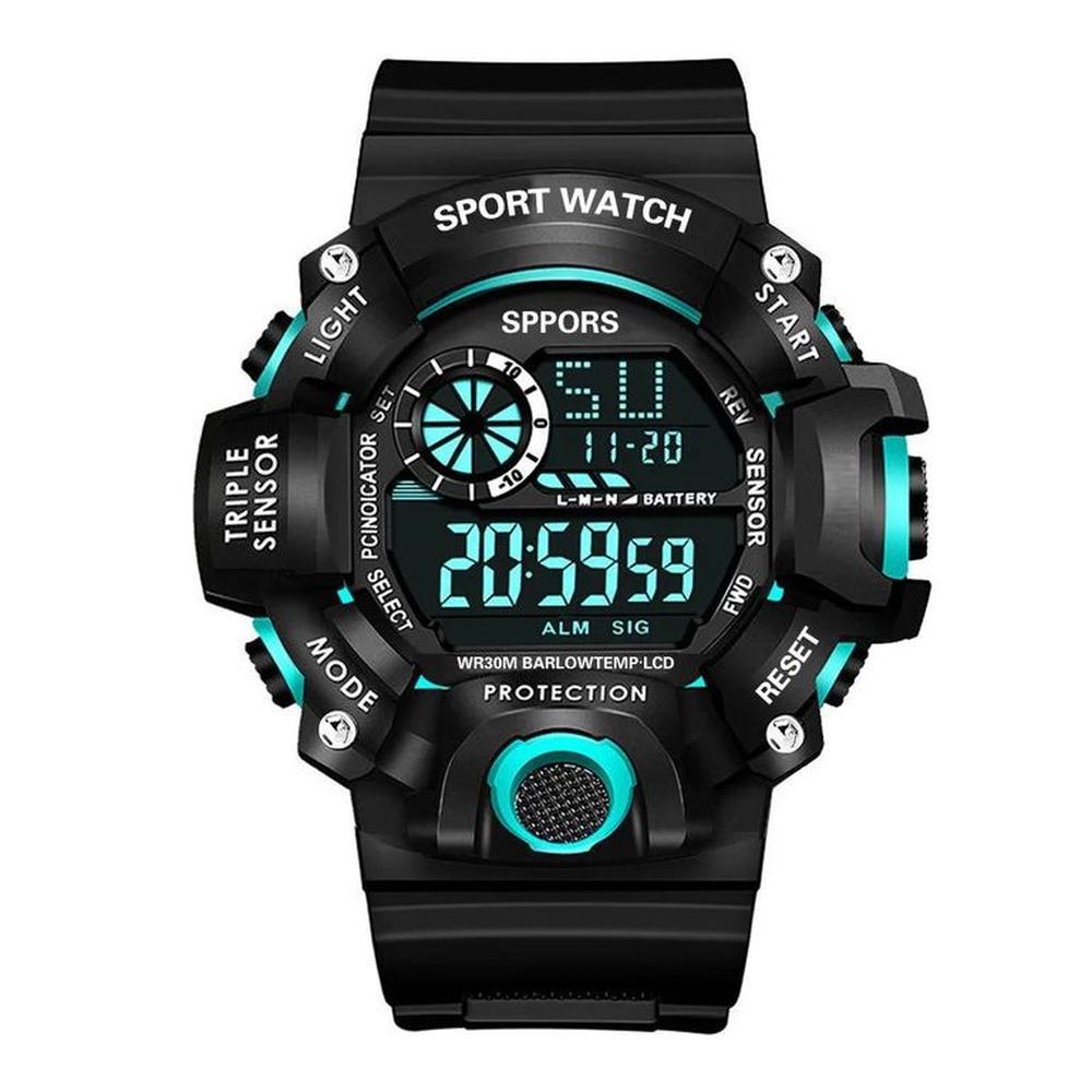 Reloj YIKAZE Digital LED Hombre Deportivo Multifunción Militar Genieka