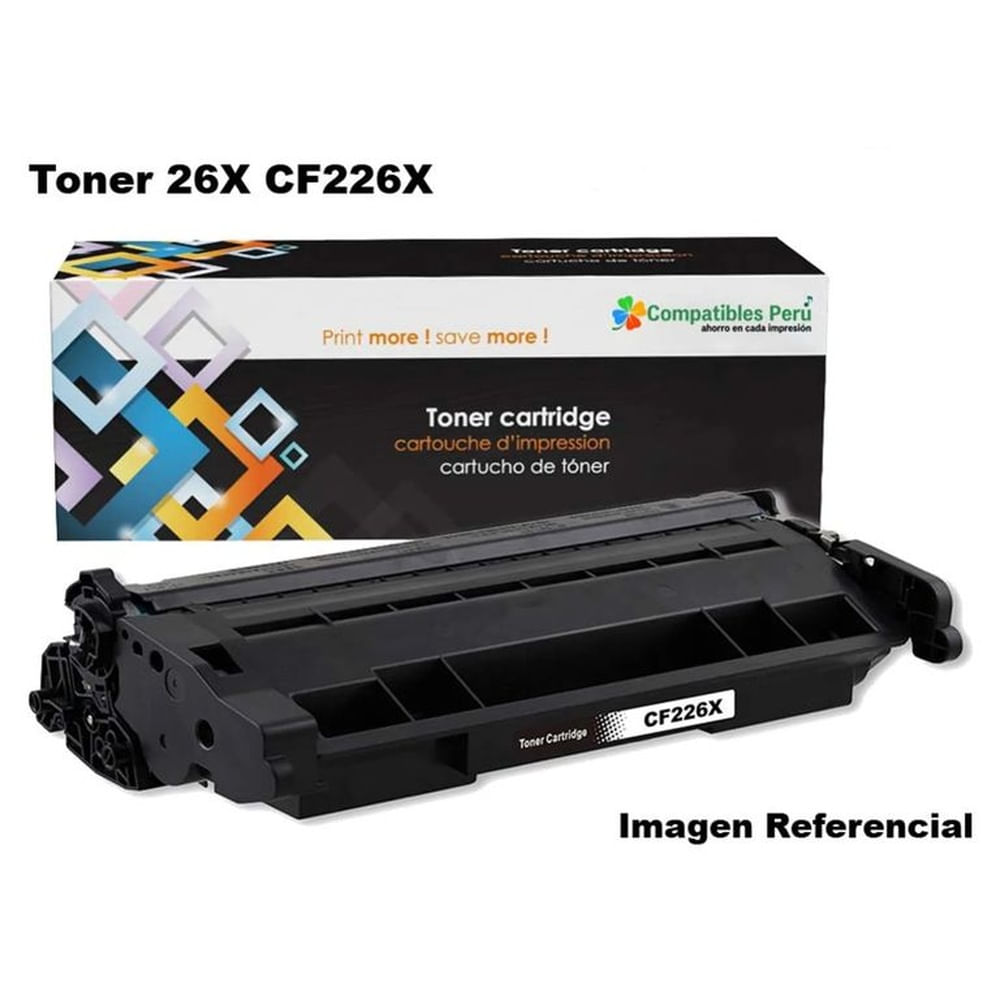 TONER COMPATIBLE HP 26X CF226X NEGRO