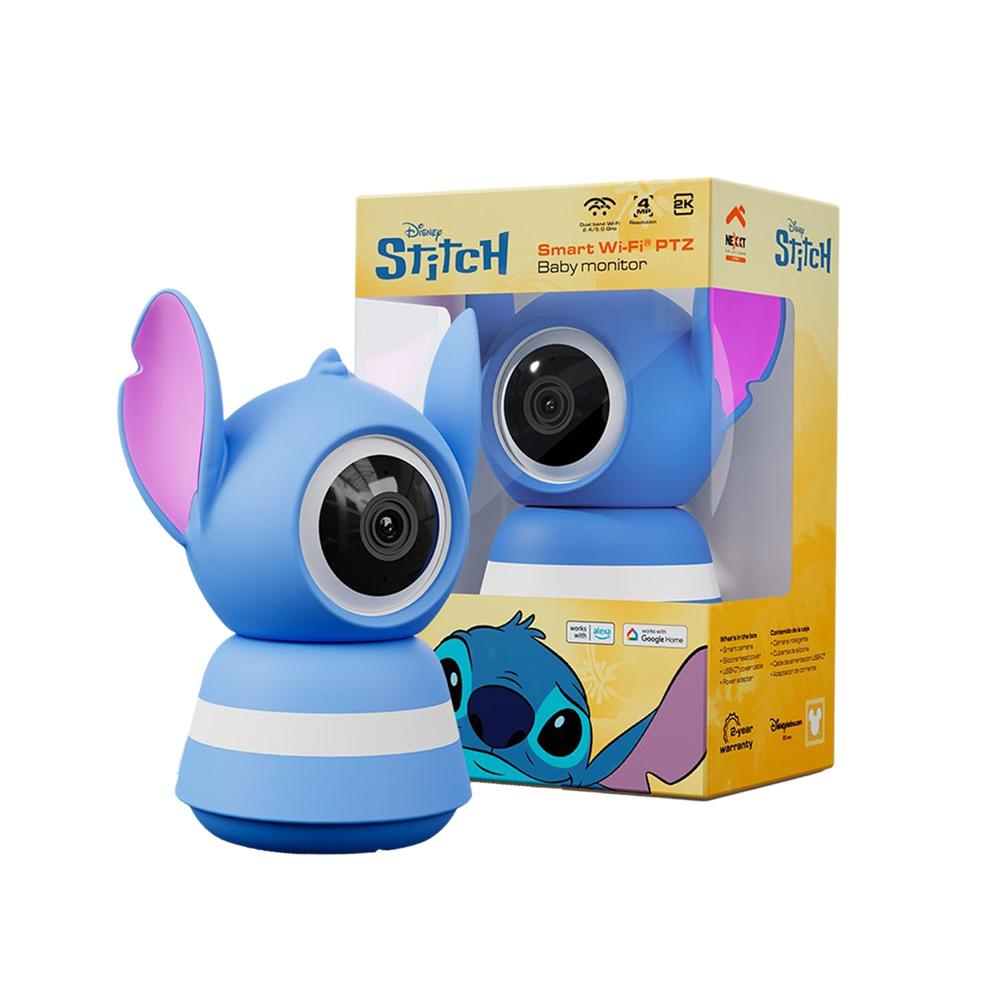 Monitor para bebé Wifi Nexxt NHC-B200 ST 2K Detección llanto Sensor temperatura Stitch