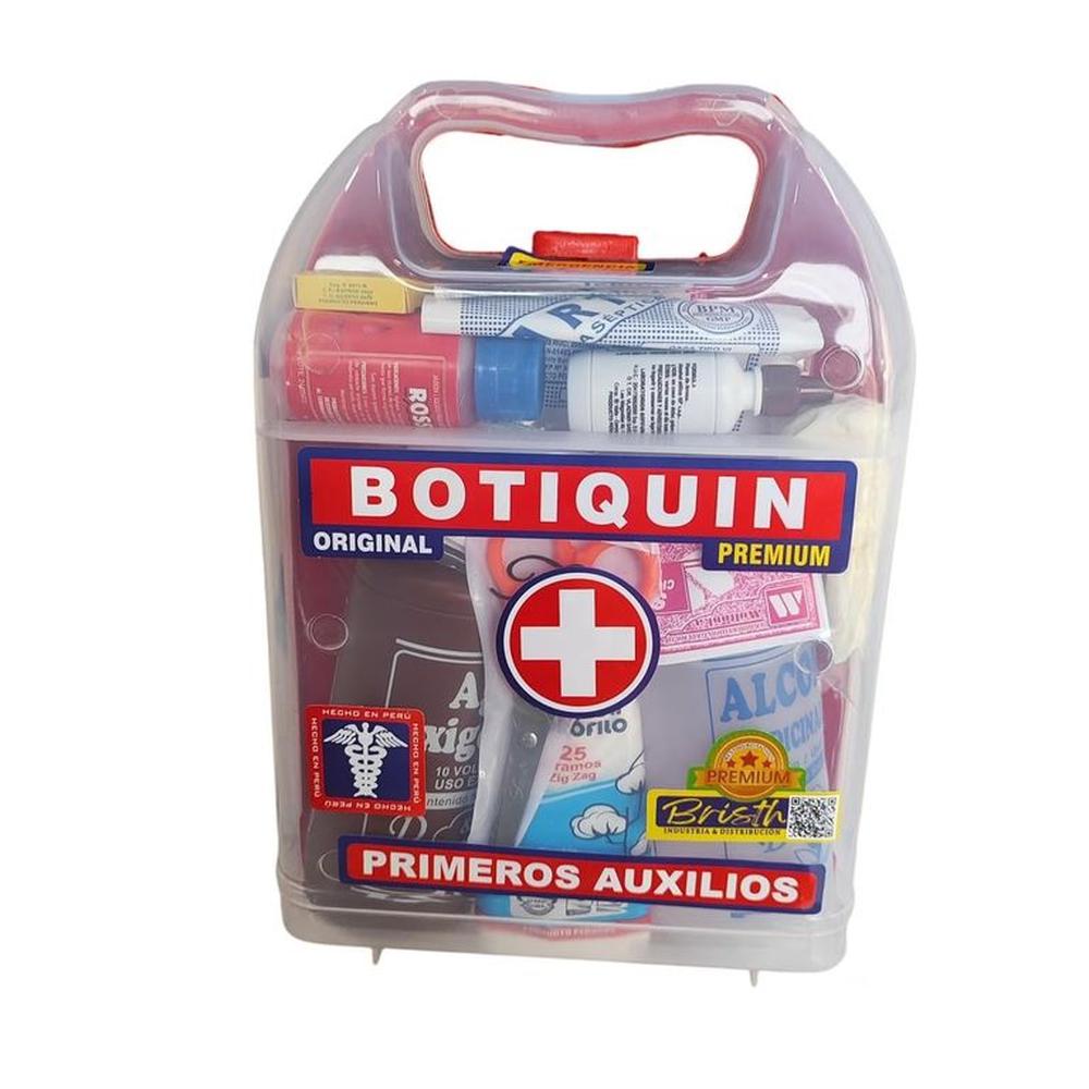 Botiquín de Emergencia Primeros Auxilios Lonchera Grande