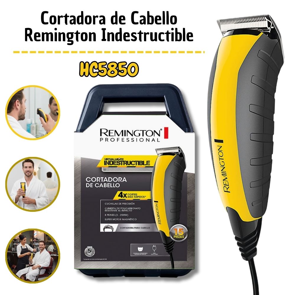 CORTADORA DE CABELLO REMINGTON INDESTRUCTIBLE HC5850