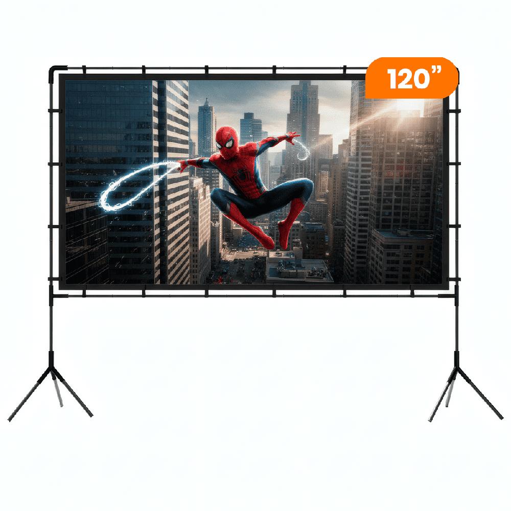 Ecran Pantalla Blanca Perla Reflectiva 120