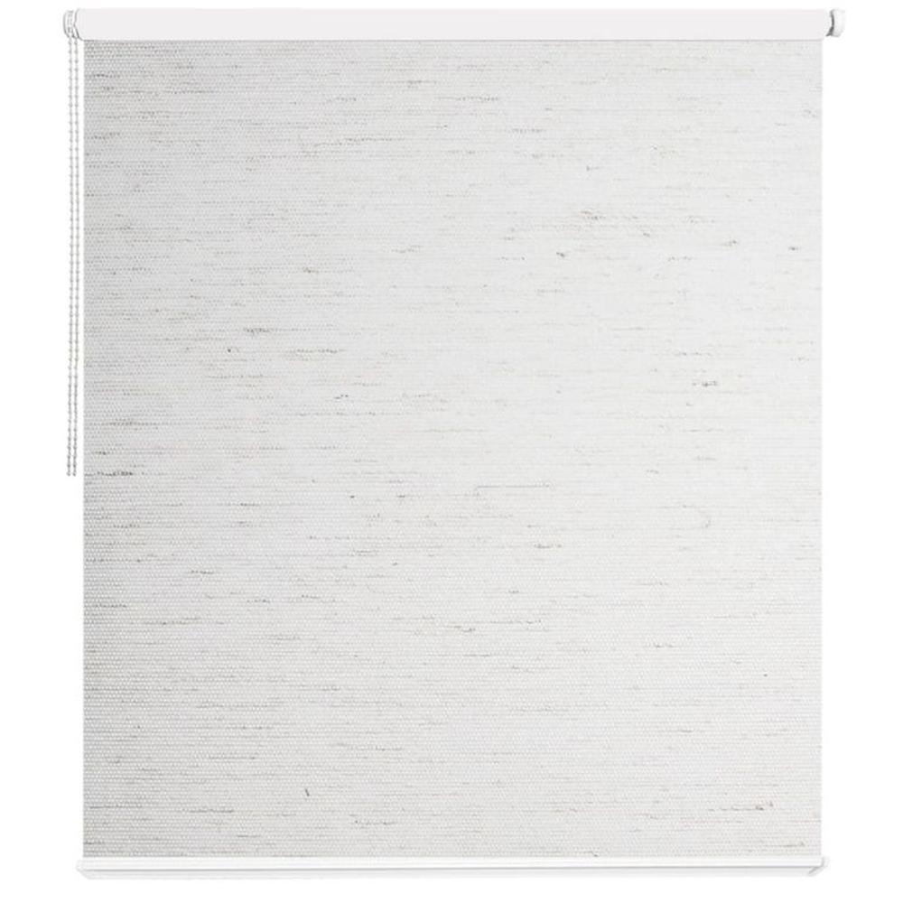 Cortina Roller Blackout Textil Rústico Arena 110cm Ancho x 120cm Alto