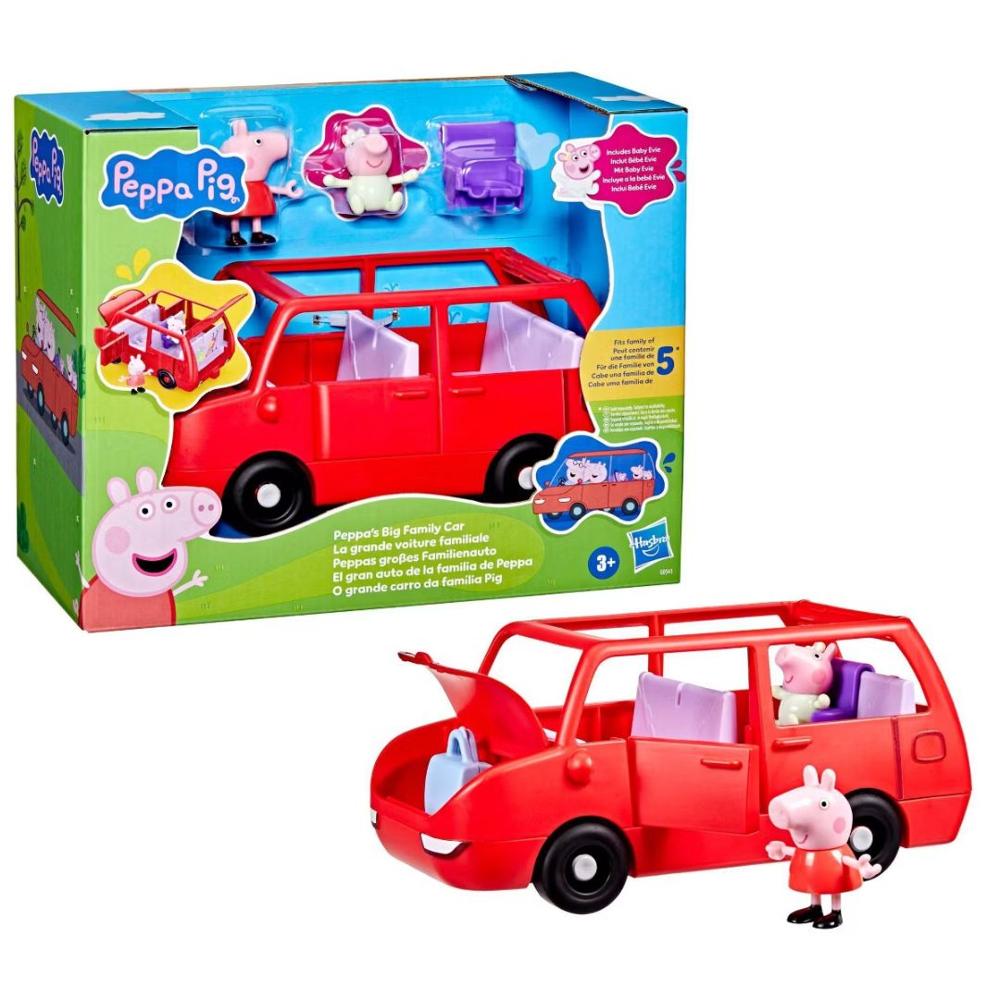 Carro de Juguete Peppa Pig con Evie la Hermanita Vehículo Infantil Carro de Juguete Peppa Pig con Evie la Hermanita Vehículo Infantil