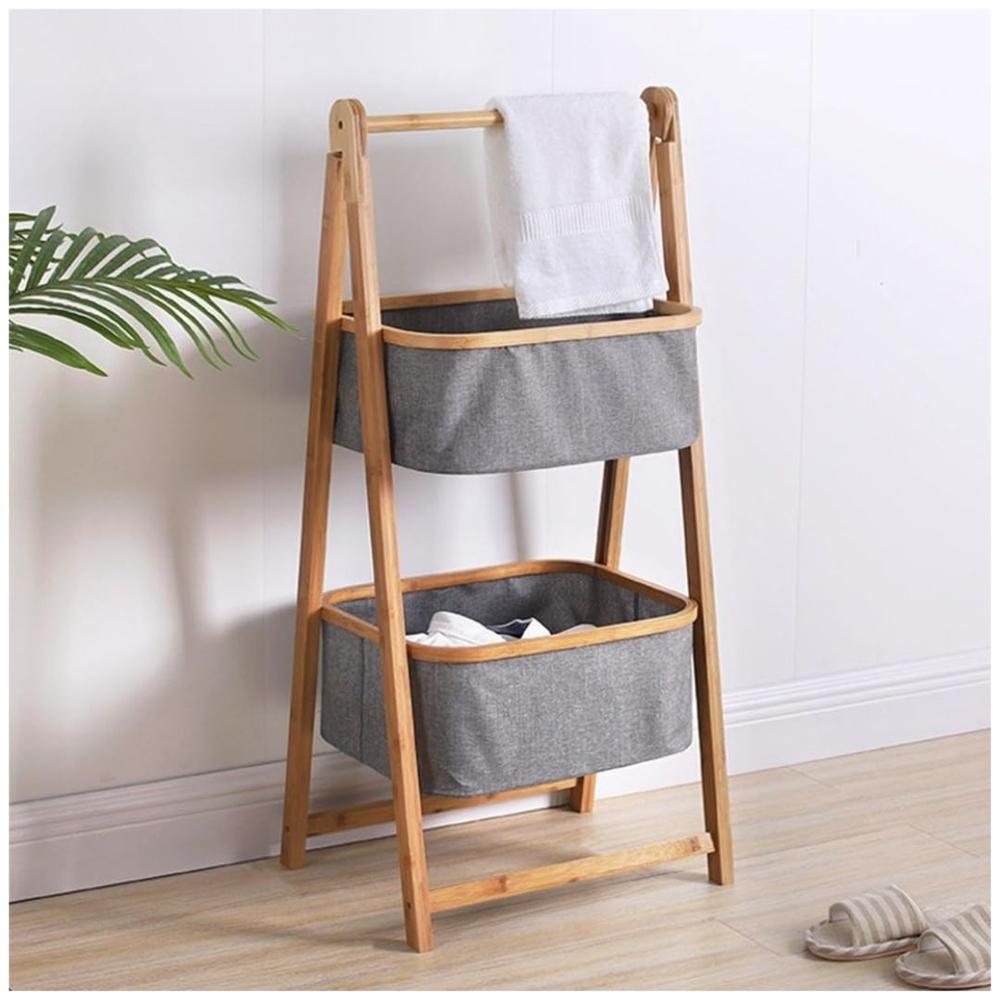 Estante Organizador Multiuso con Cestas 2 Niveles