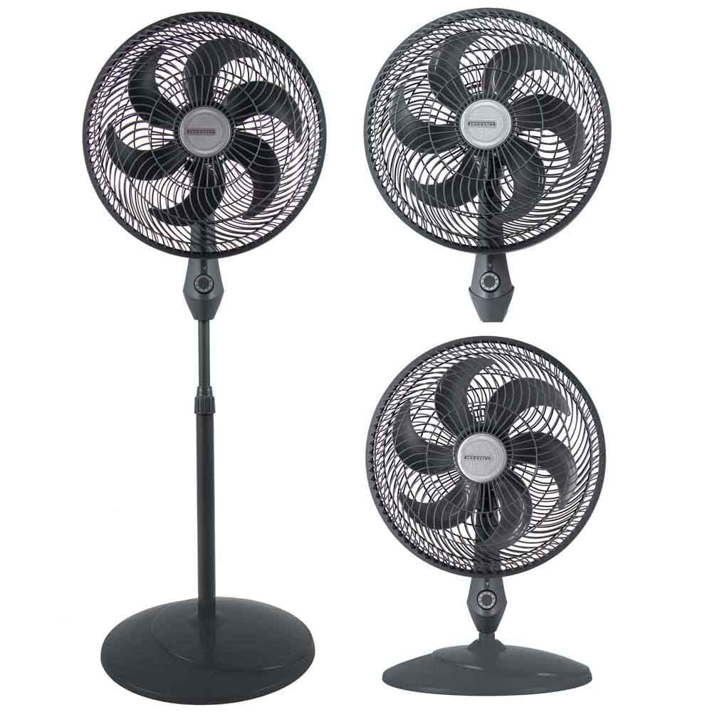 Ventilador Pedestal BLACKLINE 18"" ST1839-6 3In1 6 Aspas