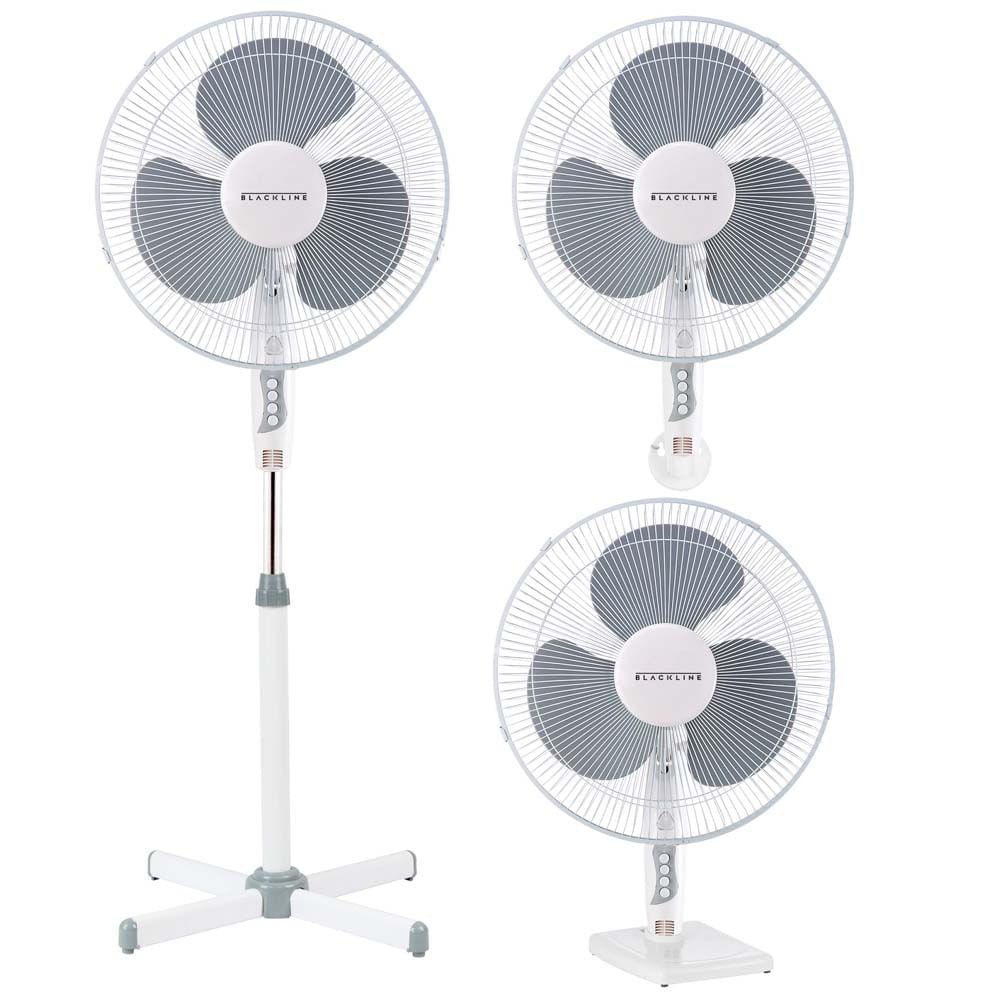 Ventilador Pedestal BLACKLINE 16"" ST1613 3In1 5 Aspas