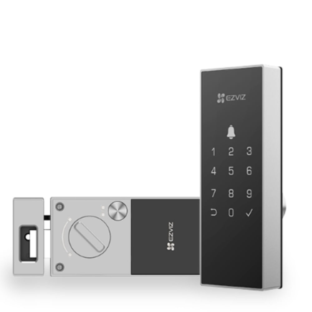 Cerradura Inteligente EZVIZ DL03 PRO Desbloqueo Remoto y Huella Bateria