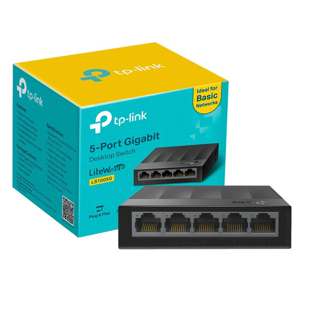 TP-Link LS1005G Expande Tu Red con Velocidad Gigabit