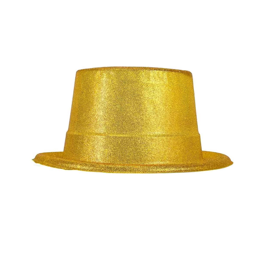 HAPPY NEW YEAR - Sombrero escarchado dorado modelo N4