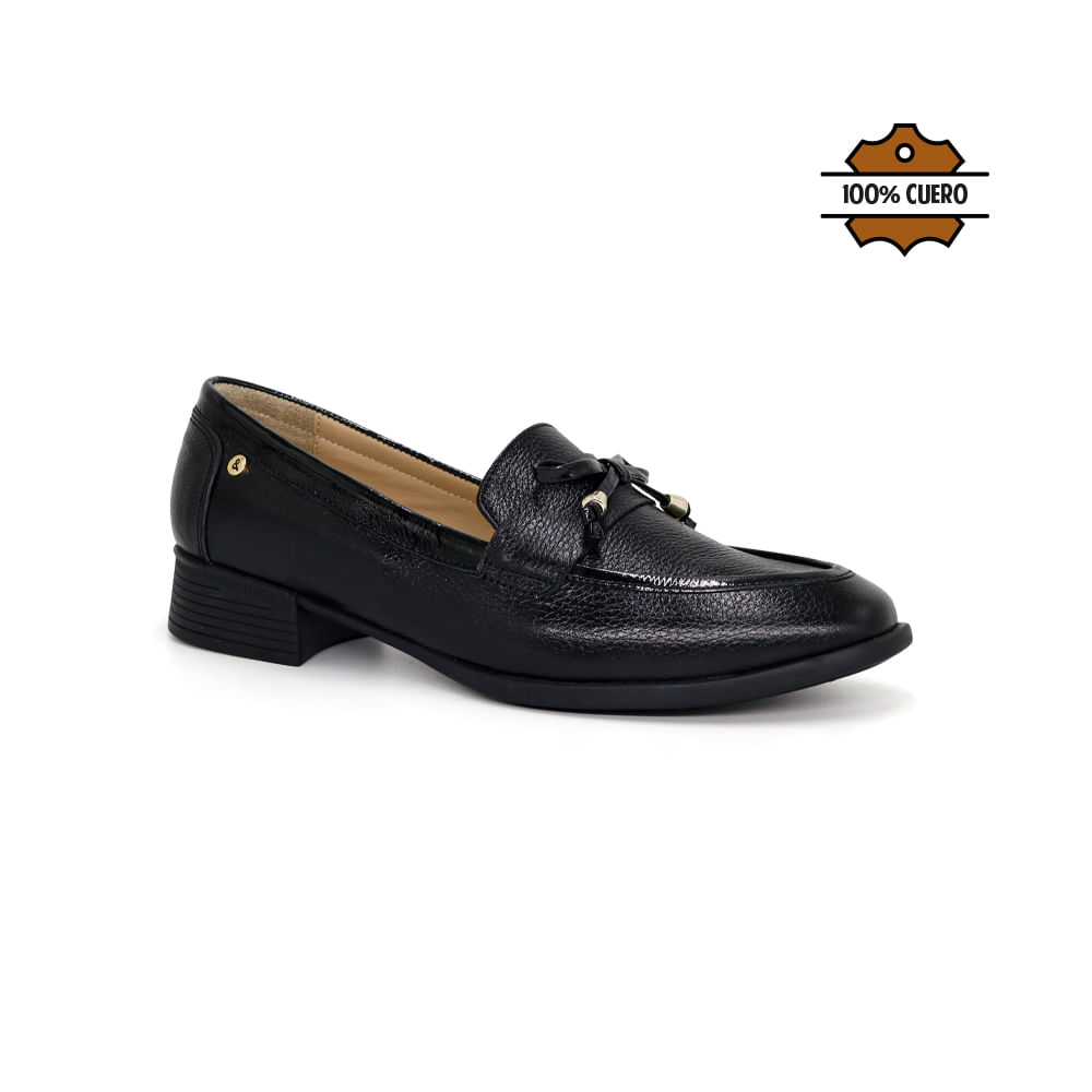 Zapatos Oxford Cuero Mujer Par&ss KA25Q4-OTISA NEGRO 36