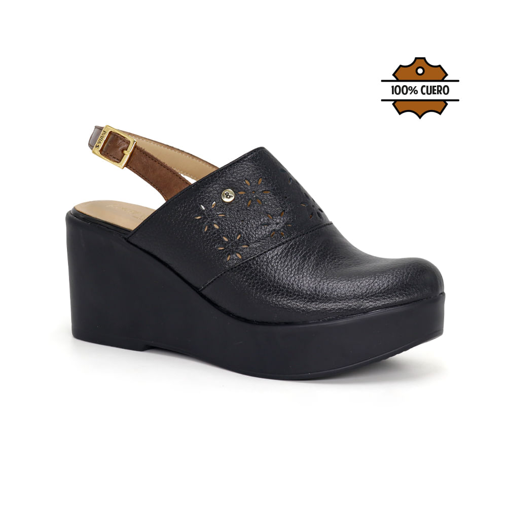 Zuecos Casuales Mujer Par&ss KA25-RADELIA NEGRO 35