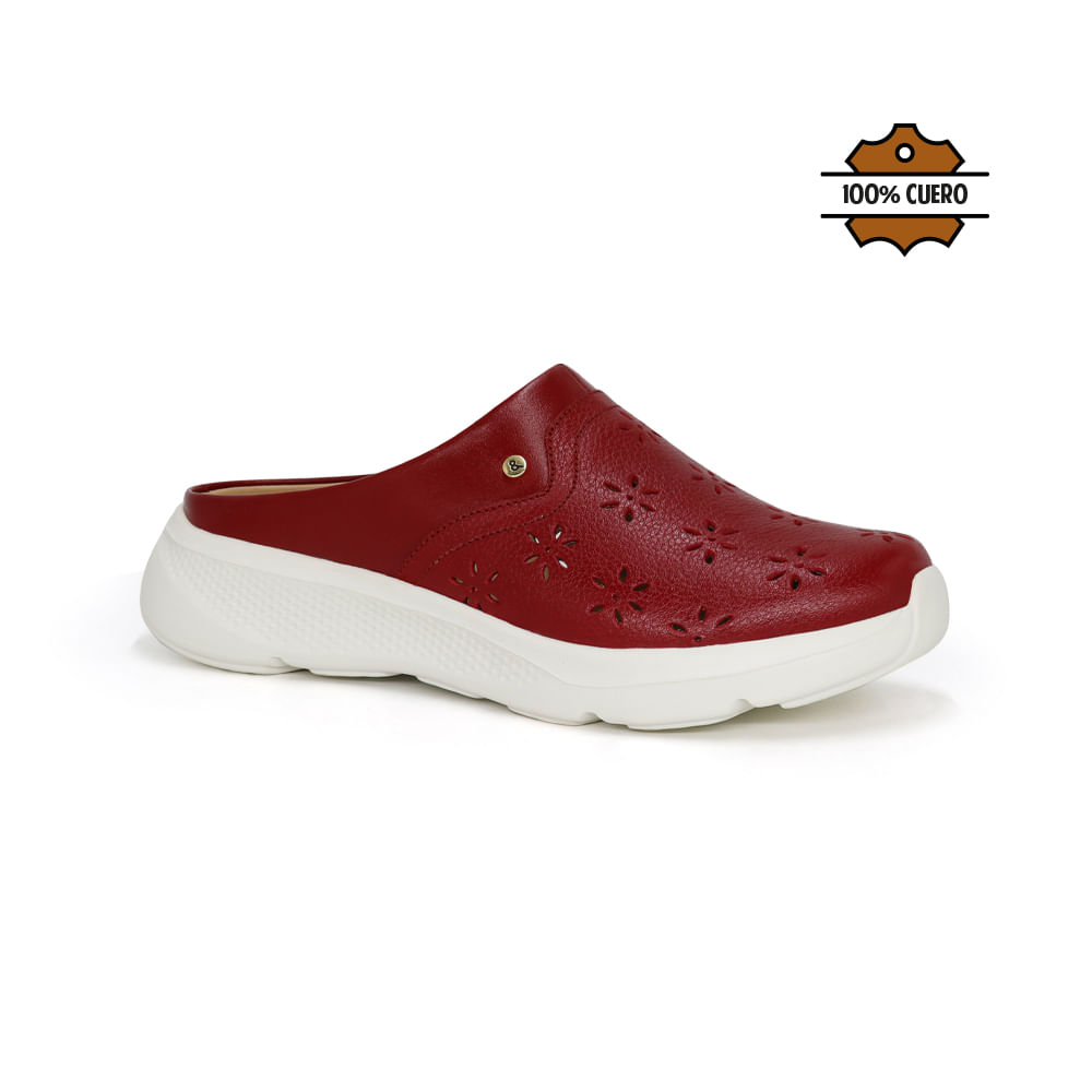 Zuecos Casuales Mujer Par&ss KA25Q4-FAUNA VINO 39