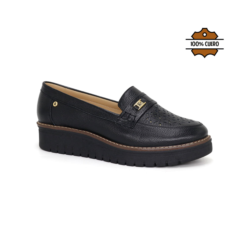 Mocasines Casuales Mujer Par&ss KA25-KALIKA NEGRO 39