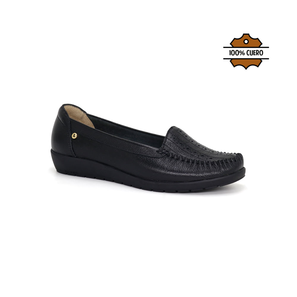 Mocasines Casuales Mujer Par&ss KA25-GOLDIE NEGRO 37