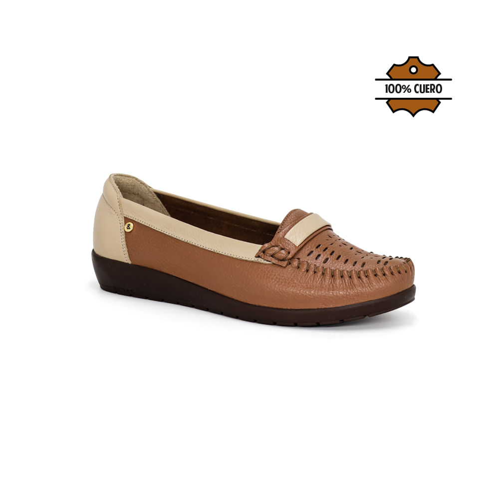 Mocasines Casuales Mujer Par&ss KA25-DRUCILA TOFFE/BEIGE 35