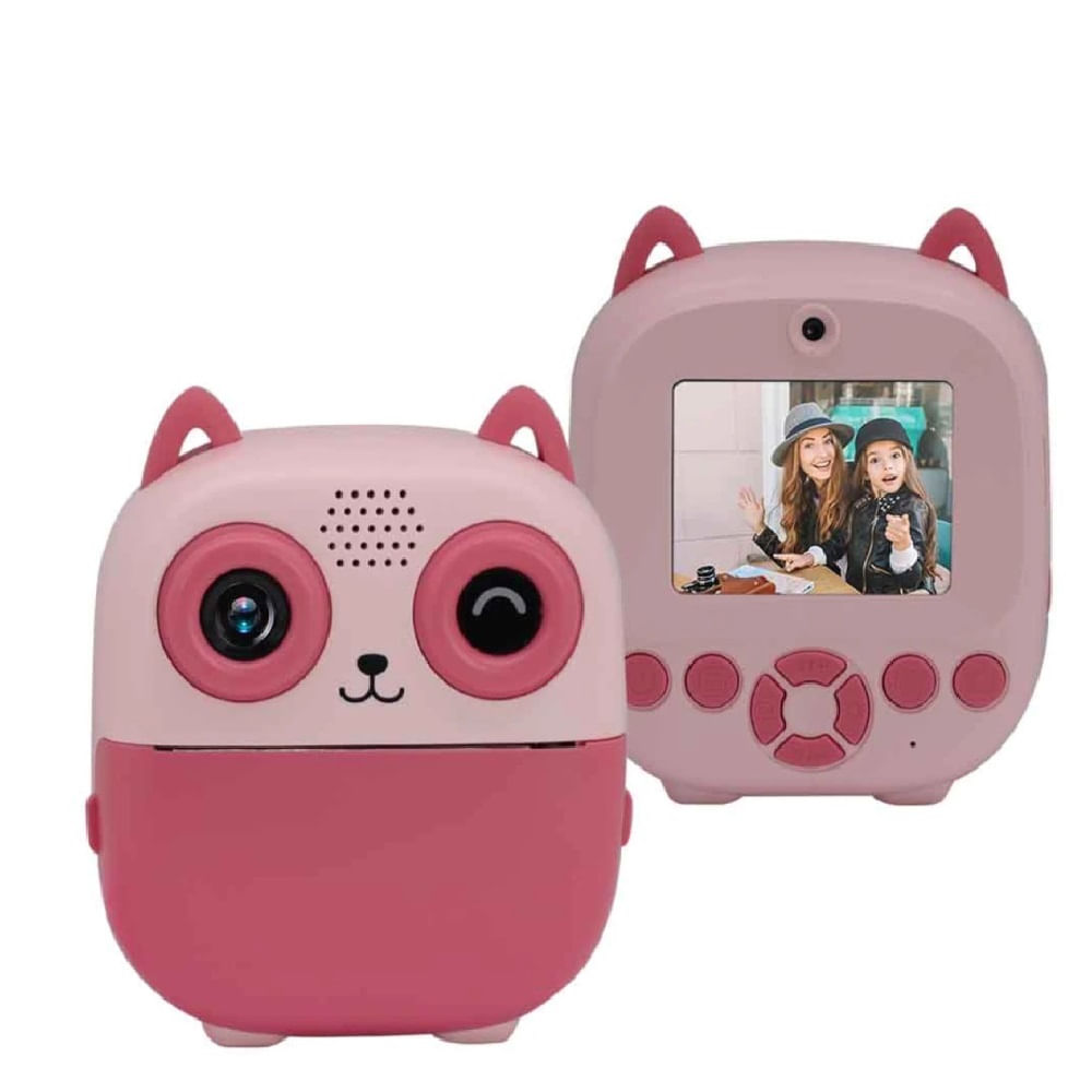 Cámara Digital con Impresión Termica Gatito