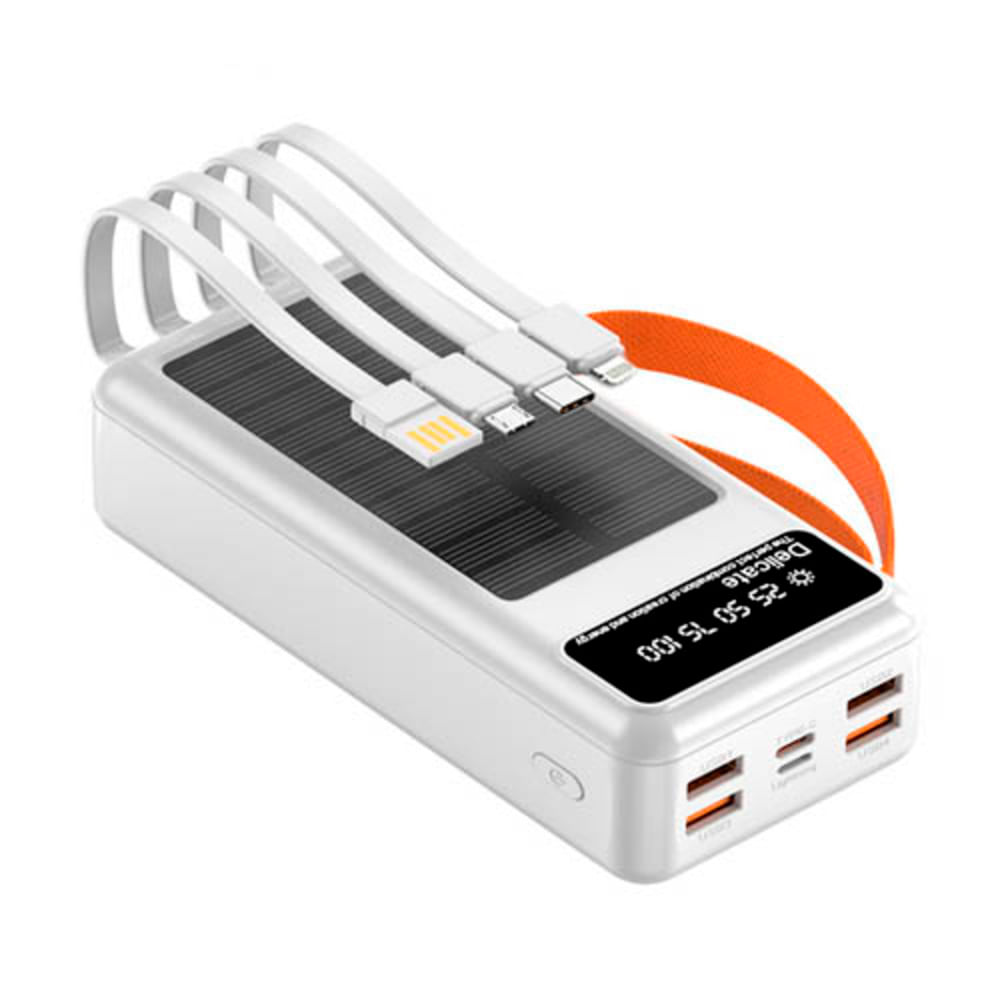 Cargador Portátil Power Bank 45 000 mAh DE-2010 Demgel Blanco
