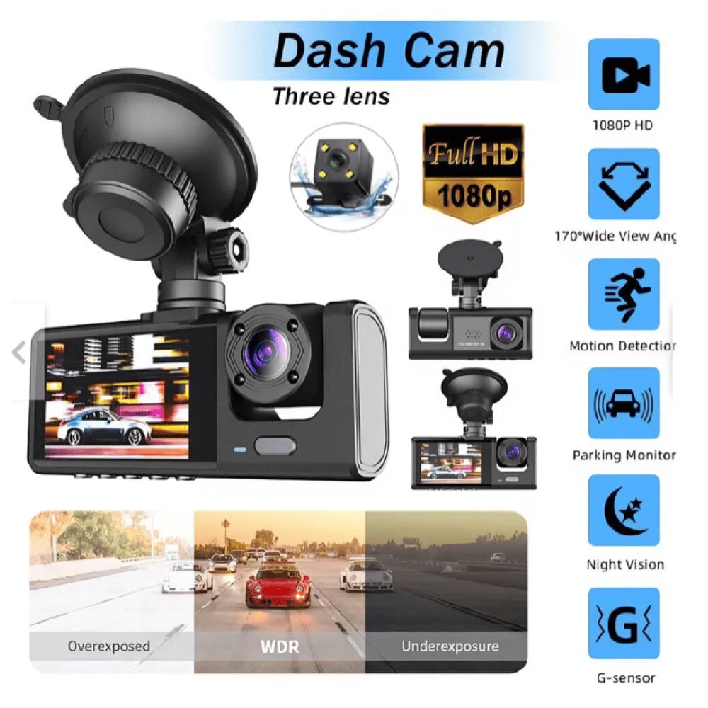 Dashcam Hd 1080p De 170 Para Automóvil 2 Camaras
