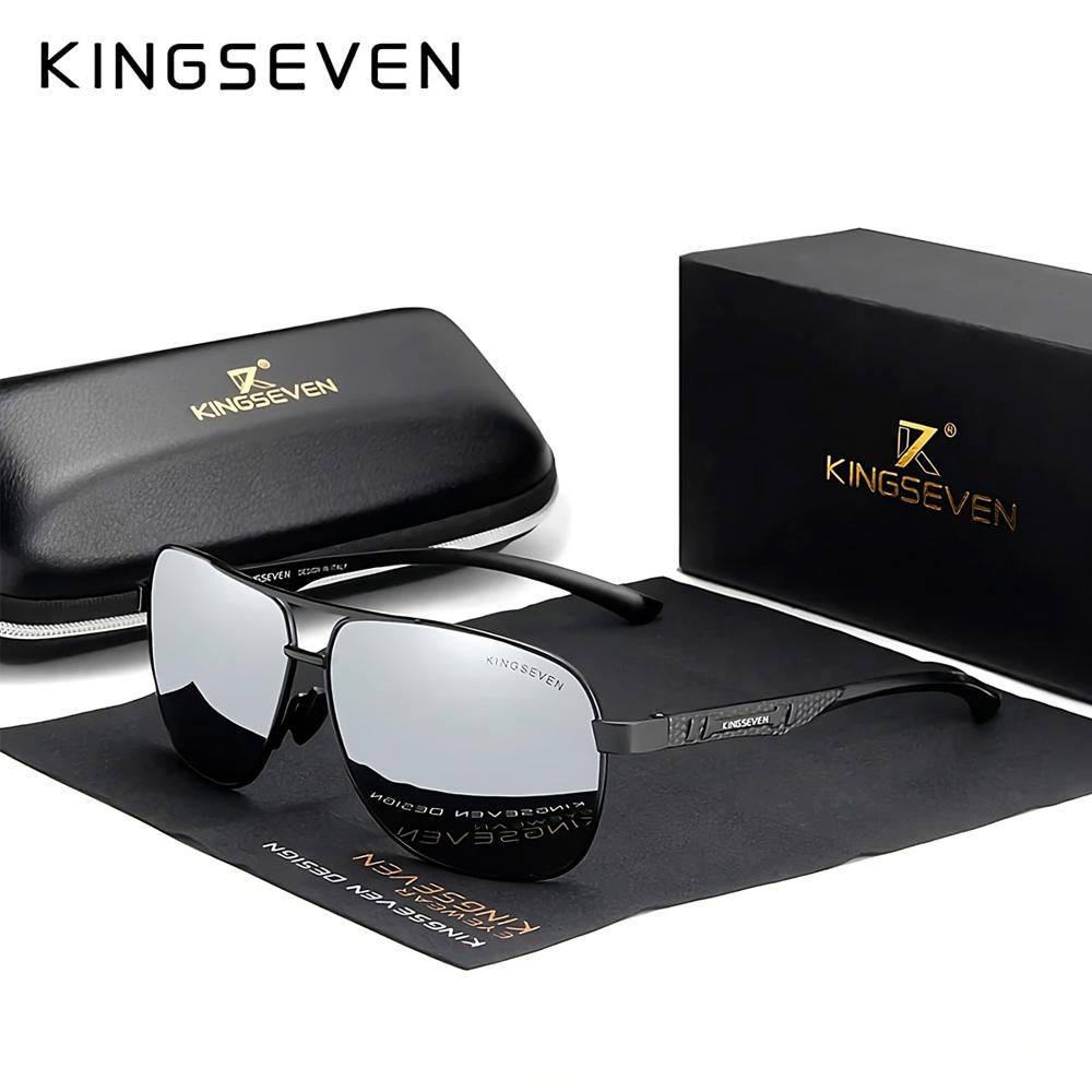 Lentes De Sol Kingseven Estilo Aviador Polarizado Uv400
